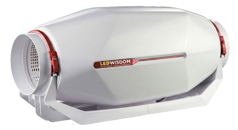 LEDWisdom Silent Grow Fan 100-125mm - 320 m³/h (3 Kademeli Hız Ayarlı Sessiz Fan)