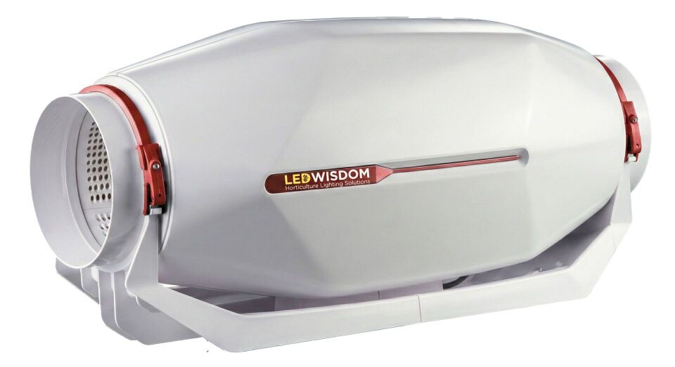 LEDWisdom Silent Grow Fan 150mm - 540 m³/h (3 Kademeli Hız Ayarlı Profesyonel Sessiz Fan)