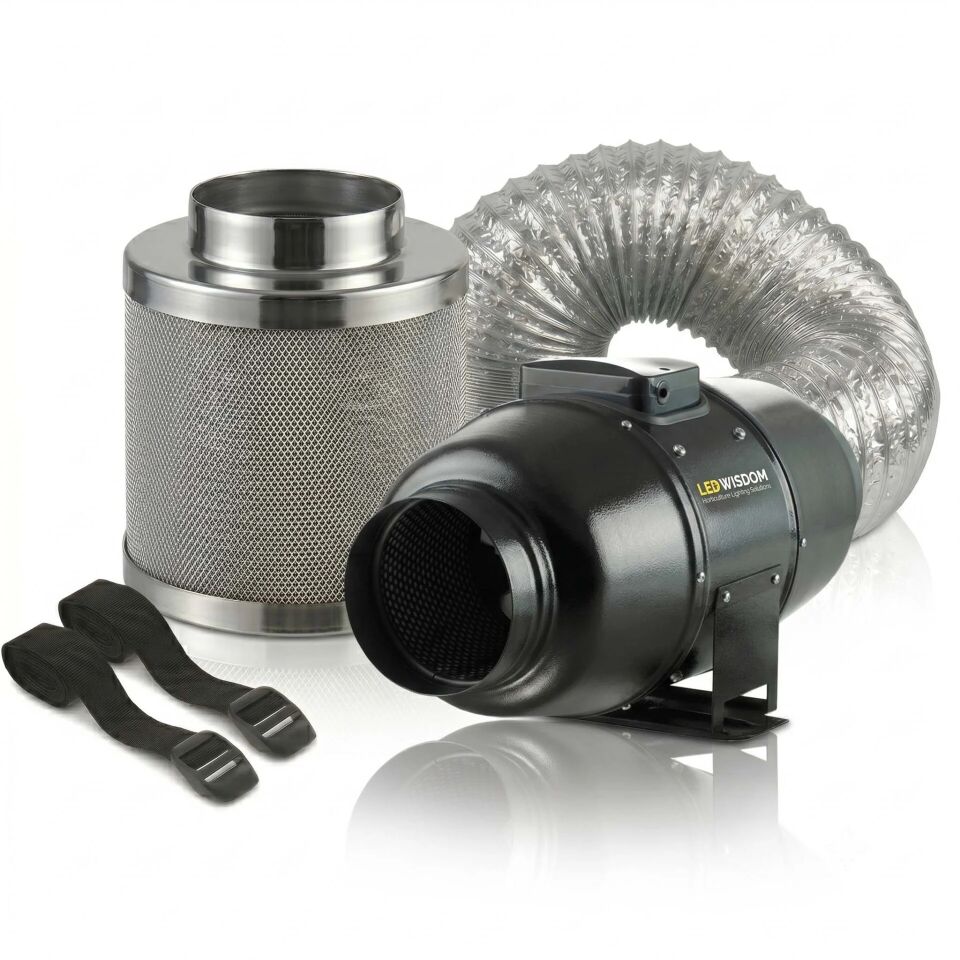 FiltreKarbon 1150 m³/h Karbon Filtre ve Sessiz Fan Seti - 200mm