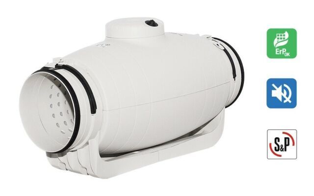 Soler & Palau TD-250 Silent 100mm Sessiz Çıkış Fanı (240 m³/h)