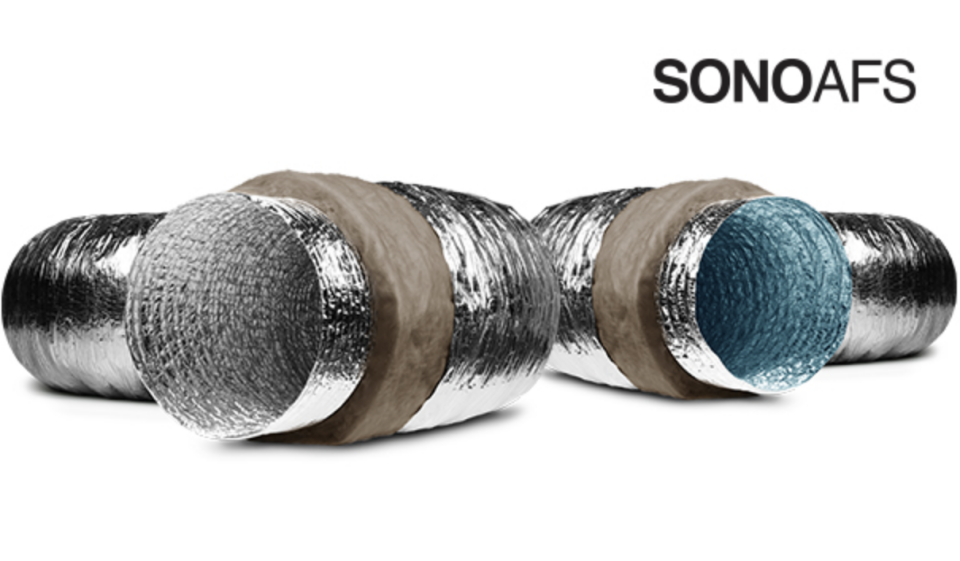 SONOAFS 254mm (10 Metre) Akustik Ses ve Isı İzoleli Hava Kanalı