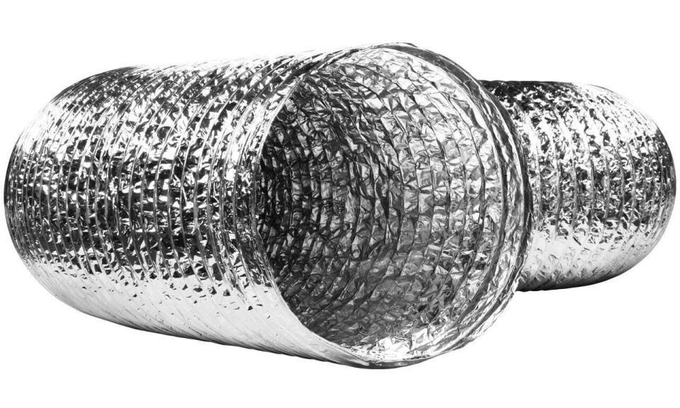 AluAFS 102mm 5 Metre Esnek Alüminyum Hava Kanalı